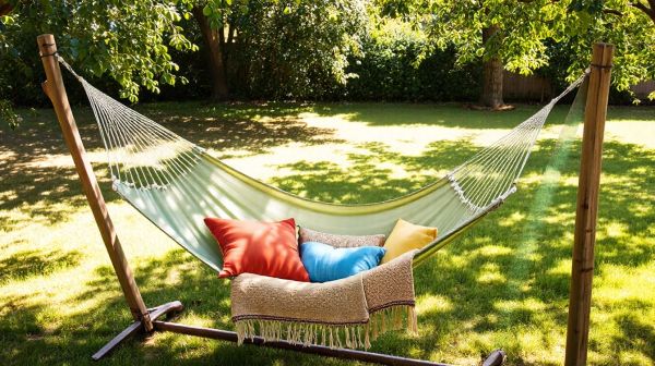 Top astuces pour améliorer le confort de votre hamac sur pied